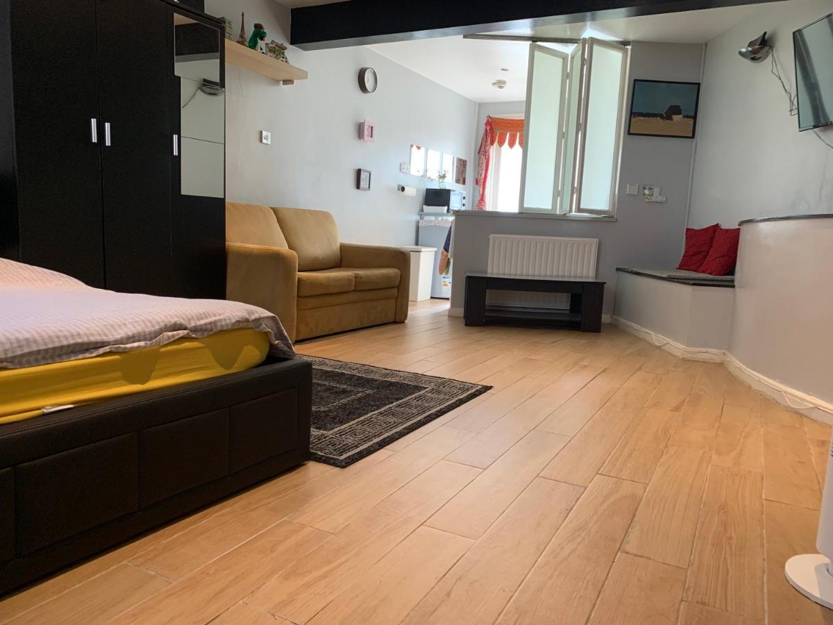 Studio Apartment - Entire Lower Ground Floor - Only 7 Mins Walk Kings Cross St Pancras Station Londres Exterior foto